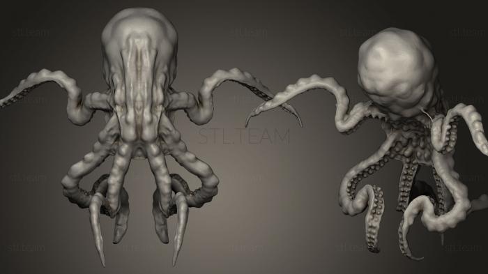 3D model Angry Octopus (STL)